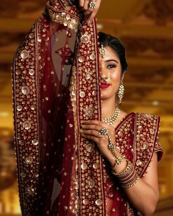Red Bridal Lehenga